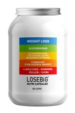 LOSEBiG 90 CAPS - Με Γλυκομαννάνη, Βερβερίνη, Ψύλλιο - Image 2