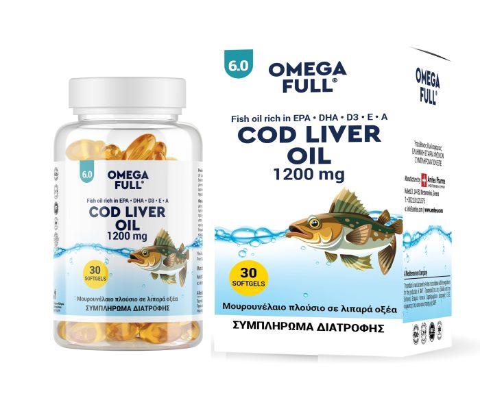 OMEGA FULL® COD LIVER OIL 1200 mg