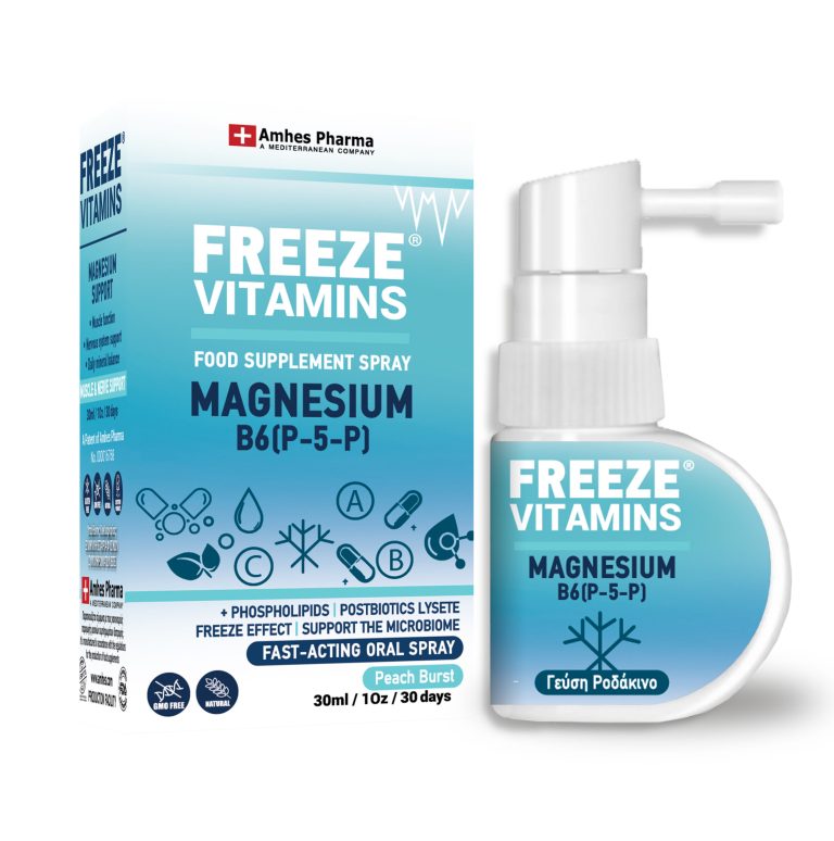 FREEZE VITAMINS MAGNESIUM B6 Spray 30ml — Παγωμένη βιταμίνη