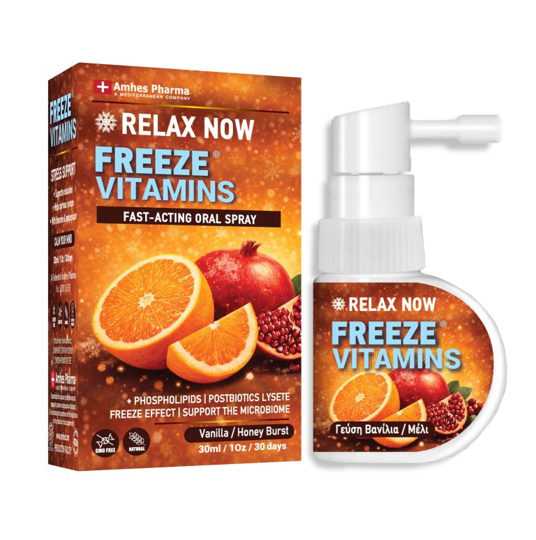 FREEZE VITAMINS RELAX NOW Spray 30ml — Παγωμένη βιταμίνη