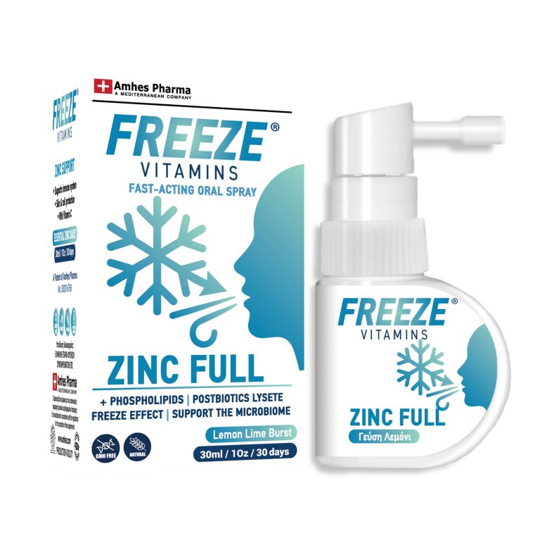 FREEZE VITAMINS ZINK FULL Spray 30ml — Παγωμένη βιταμίνη
